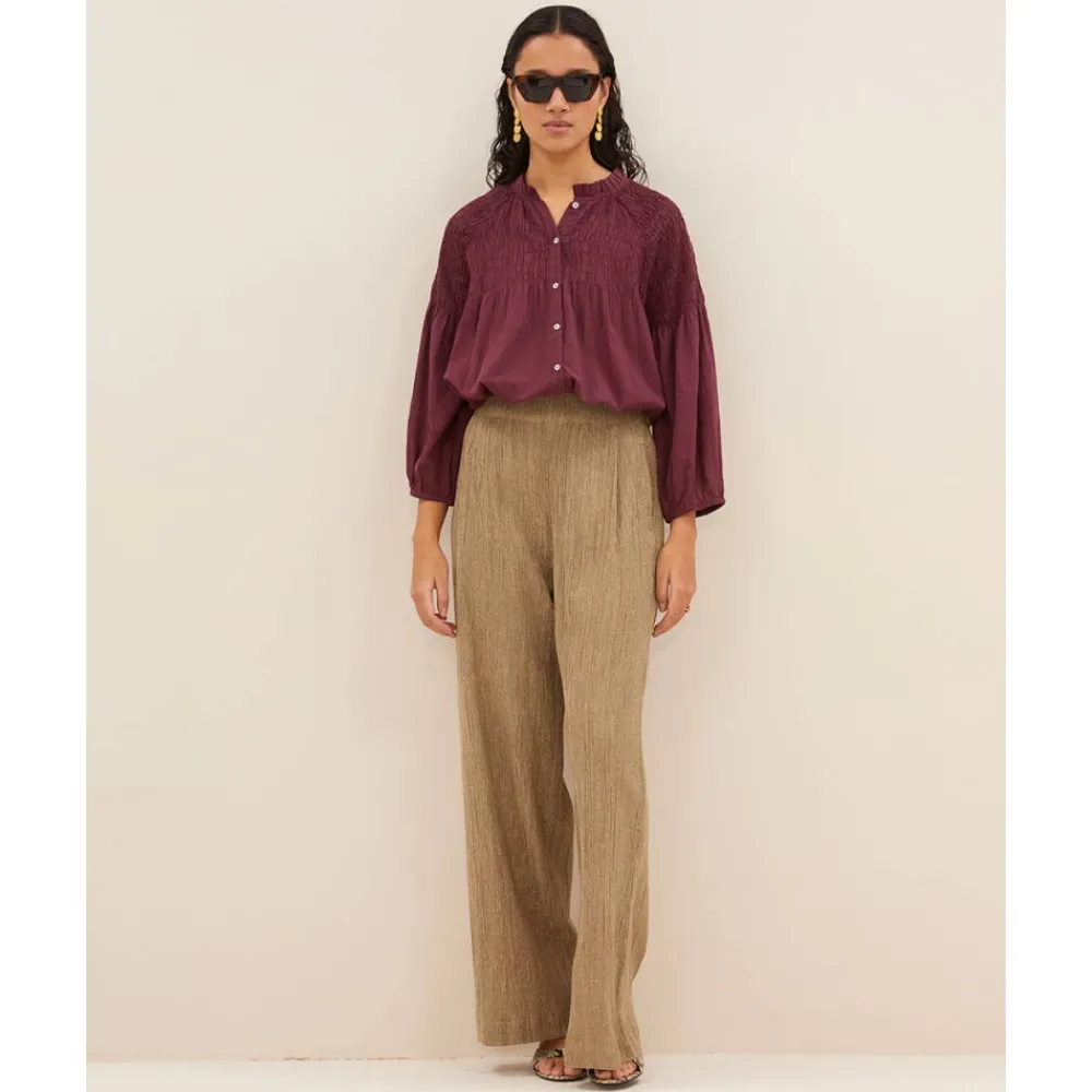 DAMES By-Bar Broeken^Lurex Broek BENJI Stijl