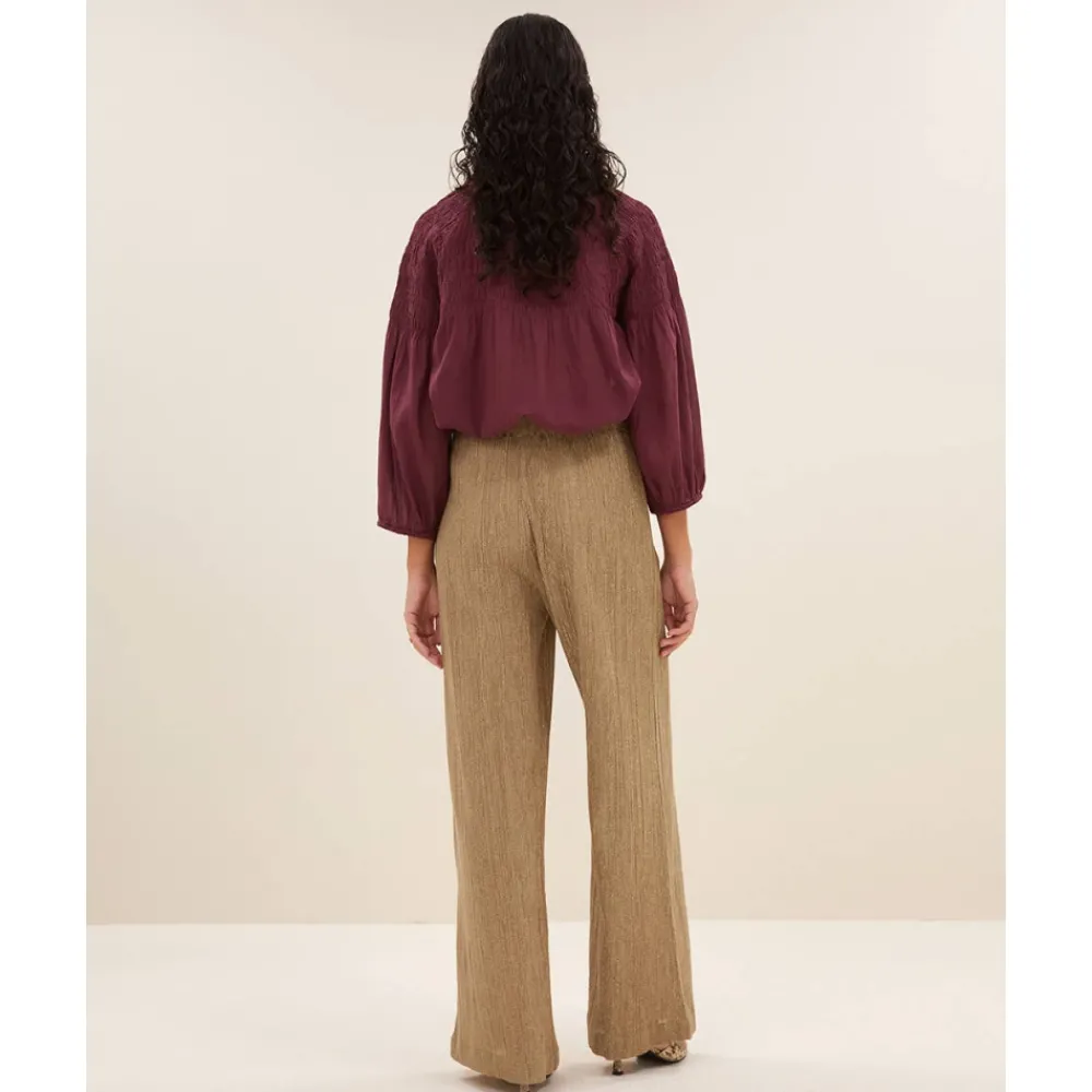 DAMES By-Bar Broeken^Lurex Broek BENJI Stijl