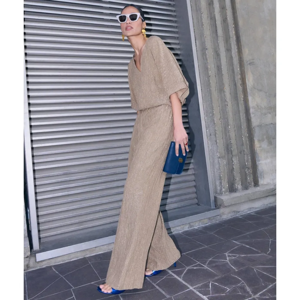 DAMES By-Bar Broeken^Lurex Broek BENJI Stijl