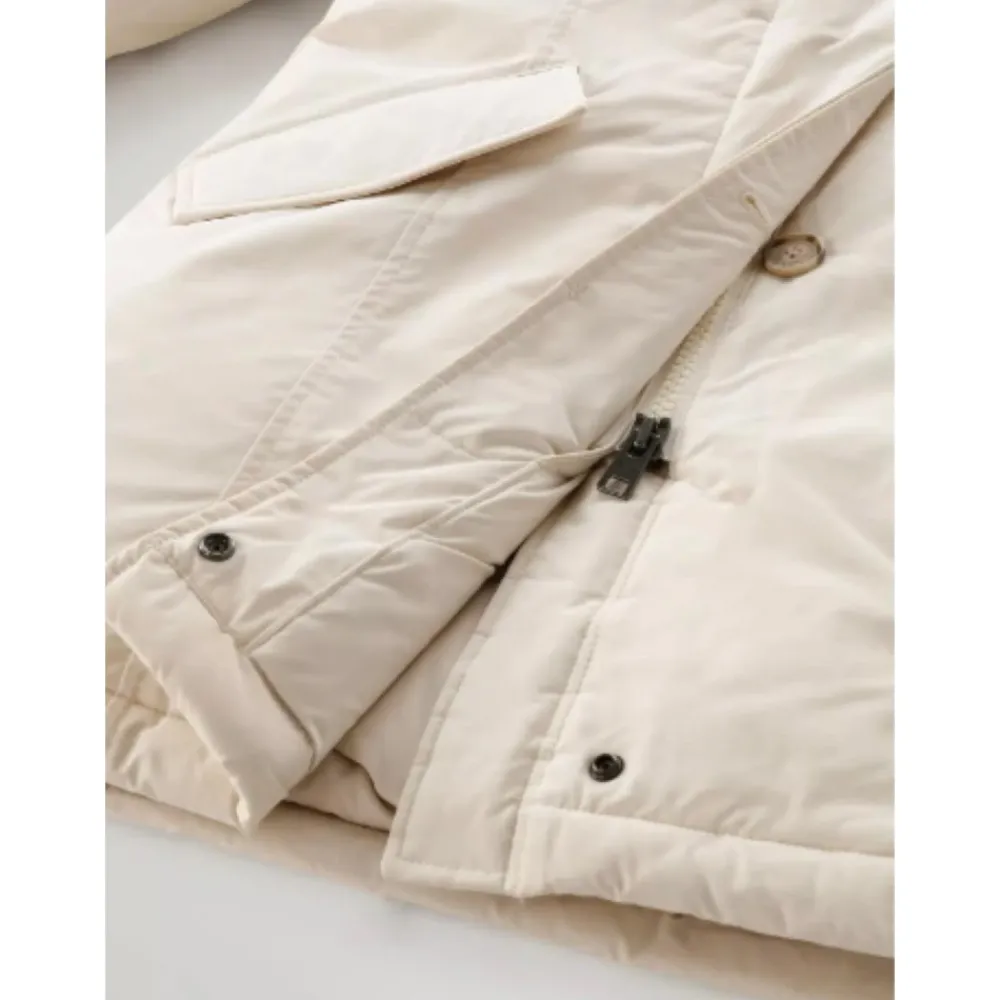 DAMES Woolrich Jassen^Luxe Arctic Parka met Afneembare Capuchon