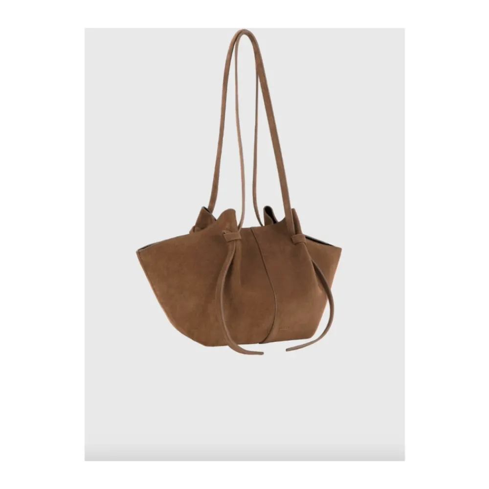 DAMES Yuzefi Luxe Cognac Suède Tote Tas