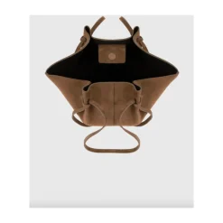 DAMES Yuzefi Luxe Cognac Suède Tote Tas