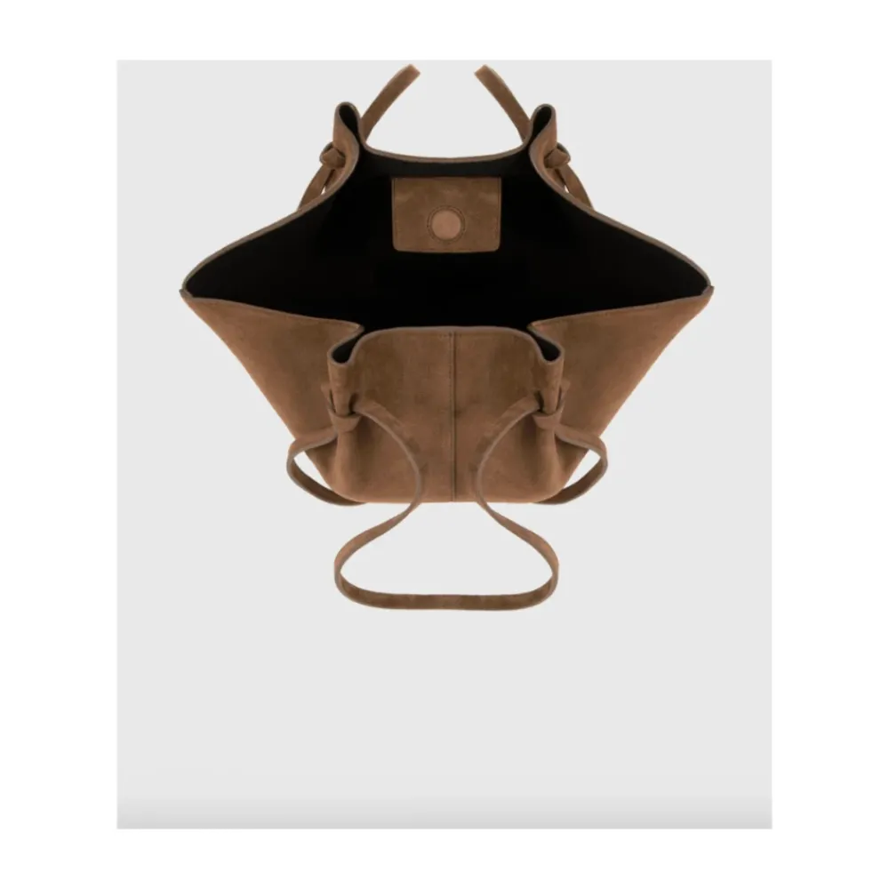 DAMES Yuzefi Luxe Cognac Suède Tote Tas