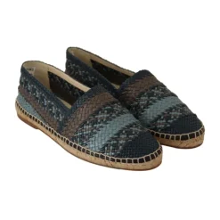 Heren Dolce & Gabbana Luxe geweven leren espadrilles