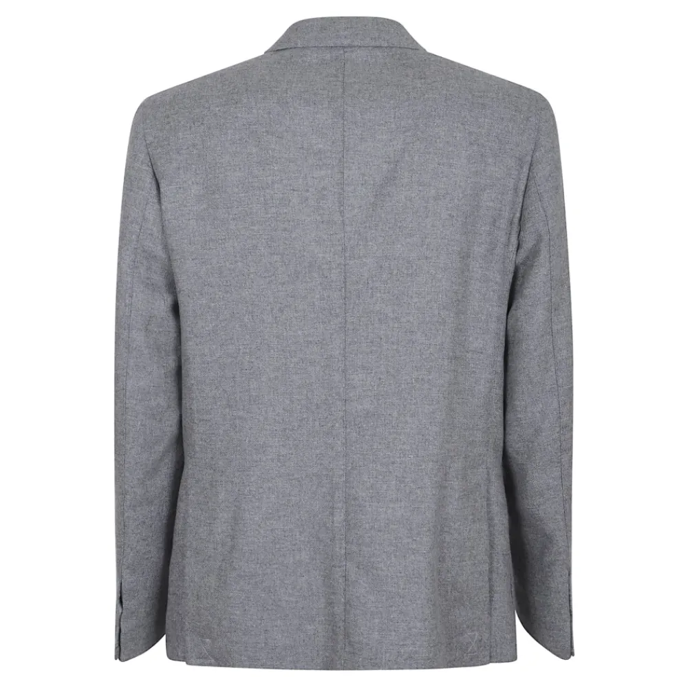 Heren Eleventy Kostuums^Luxe Grijze Blazer AW25