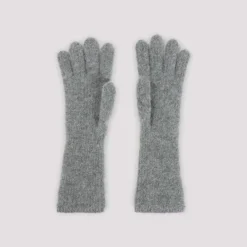 DAMES Jacquemus Luxe Grijze Handschoenen AW25
