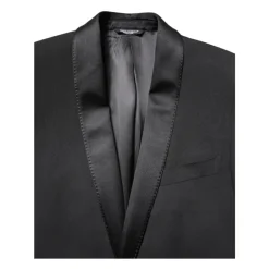 Heren Dolce & Gabbana Kostuums^Luxe Slim Fit Blazer van Zijdemix