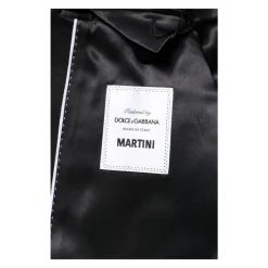 Heren Dolce & Gabbana Kostuums^Luxe Slim Fit Blazer van Zijdemix