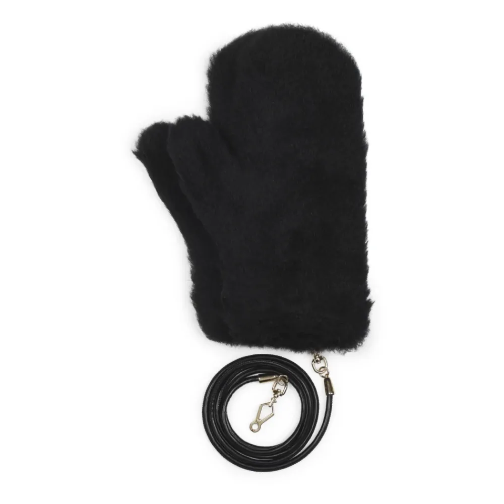 DAMES Max Mara Luxe e Alpaca Wol Handschoenen