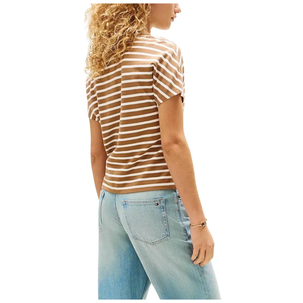 DAMES Tommy Hilfiger Shirts^Lyocell Tipping Open Polo T-Shirt