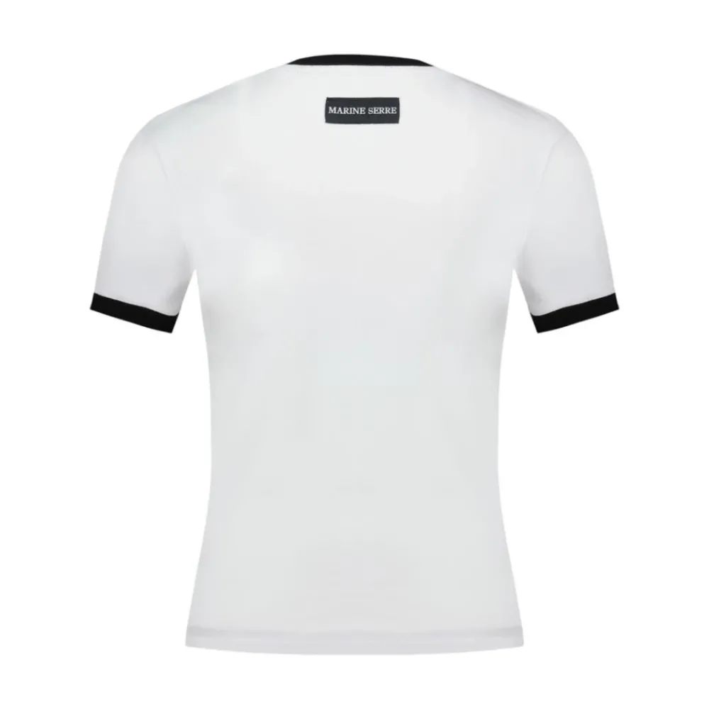 DAMES Marine Serre Shirts^Maan Logo Baby T-Shirt - Katoen