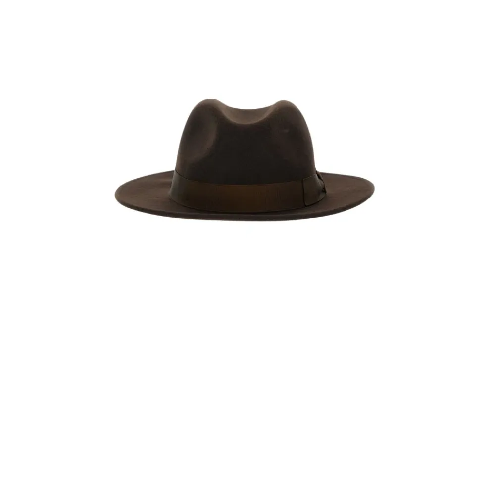 Heren Borsalino Hoeden^Macho Wollen Vilthoed