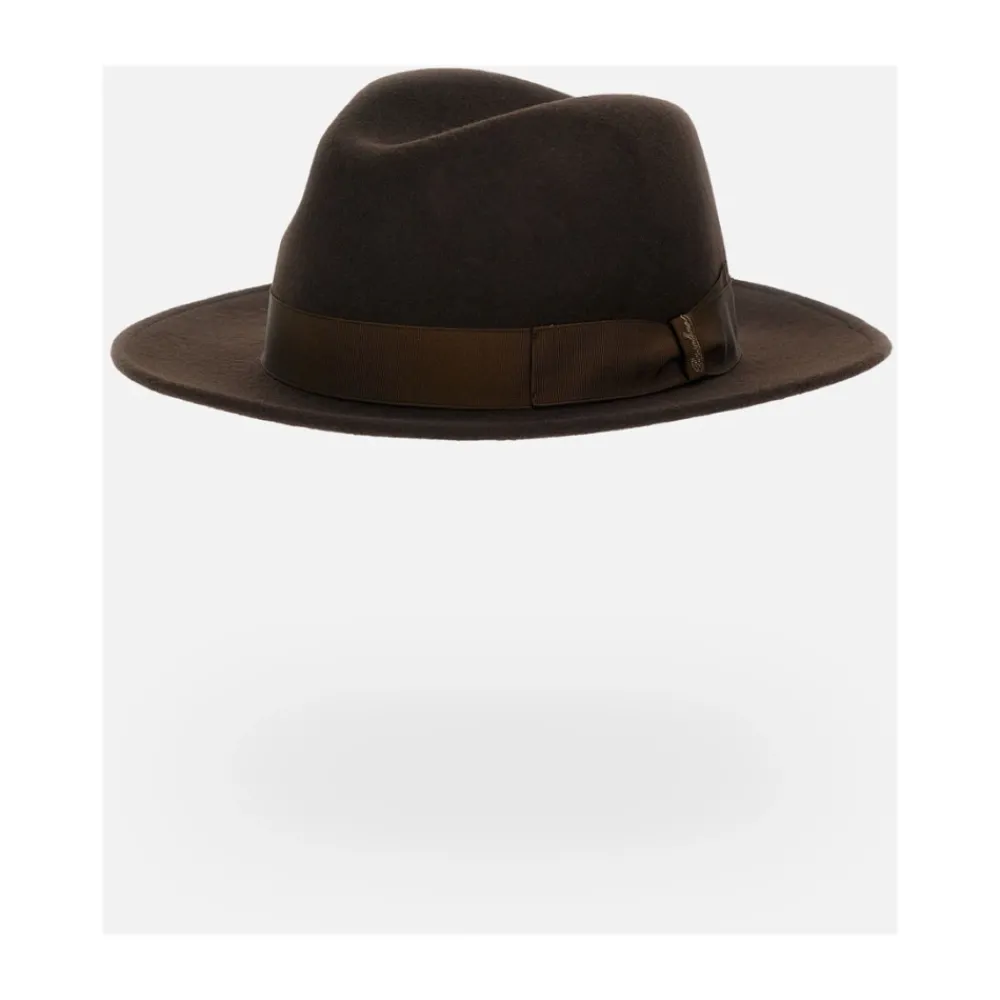 Heren Borsalino Hoeden^Macho Wollen Vilthoed