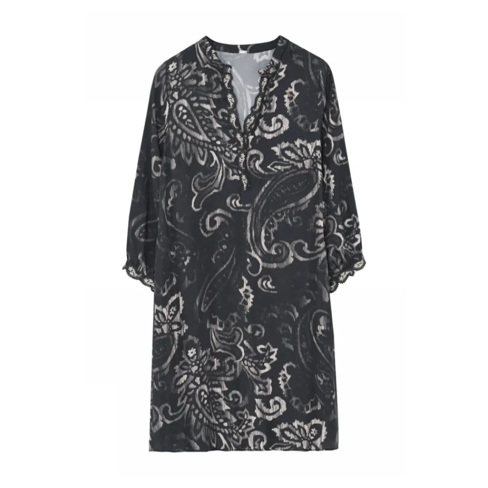 DAMES Gustav Madonna Knielengte Jurk /Beige