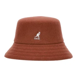 Heren Kangol Hoeden^Mahonie Wollen Bucket Hoed