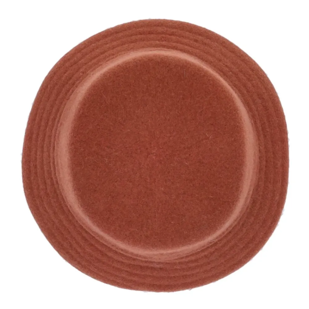 Heren Kangol Hoeden^Mahonie Wollen Bucket Hoed