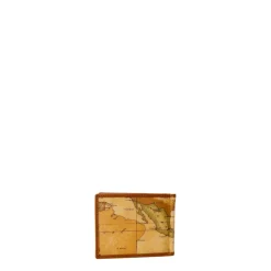 Heren Alviero Martini 1a Classe Map Print Leather Wallet