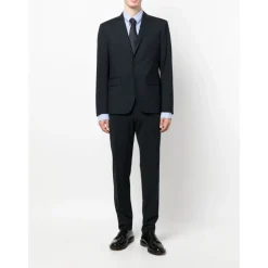 Heren Dsquared2 Marinee Jas en Broek Set