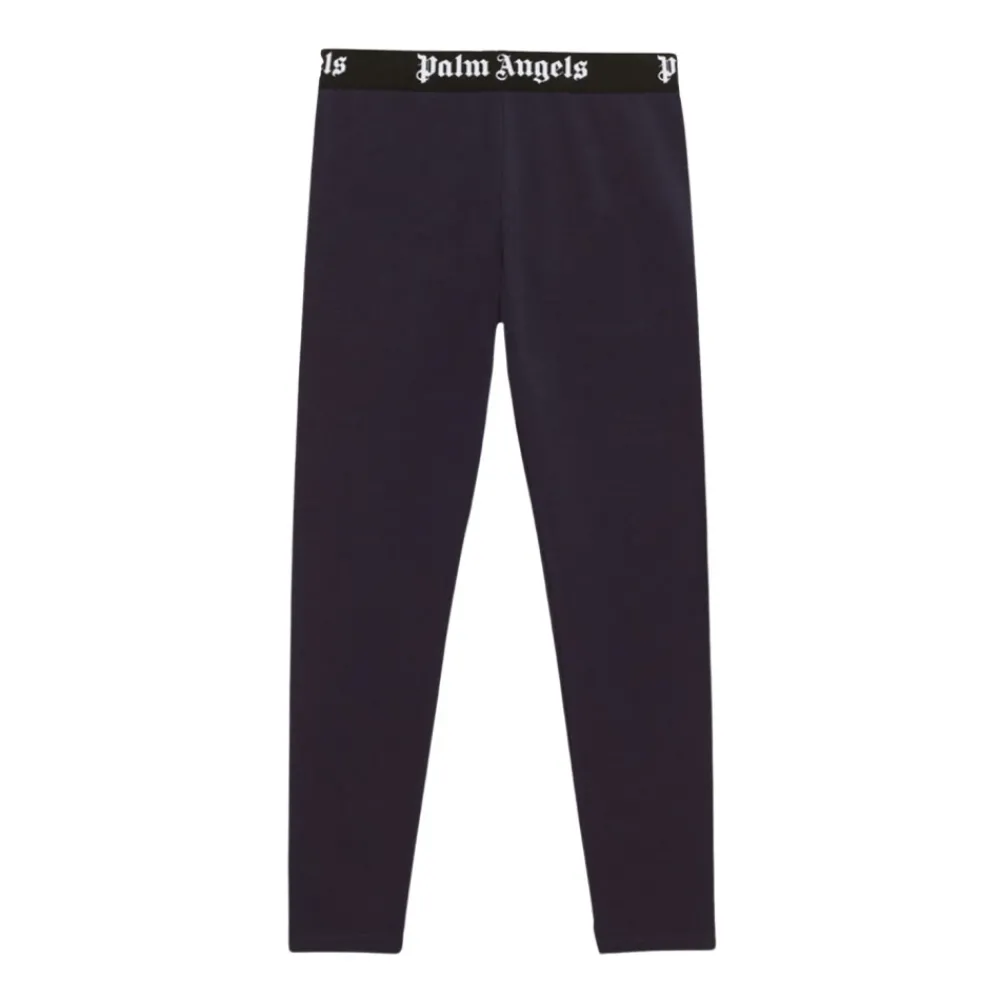 Palm Angels Broeken & Jeans^Marinee Logo Legging met Tailleband