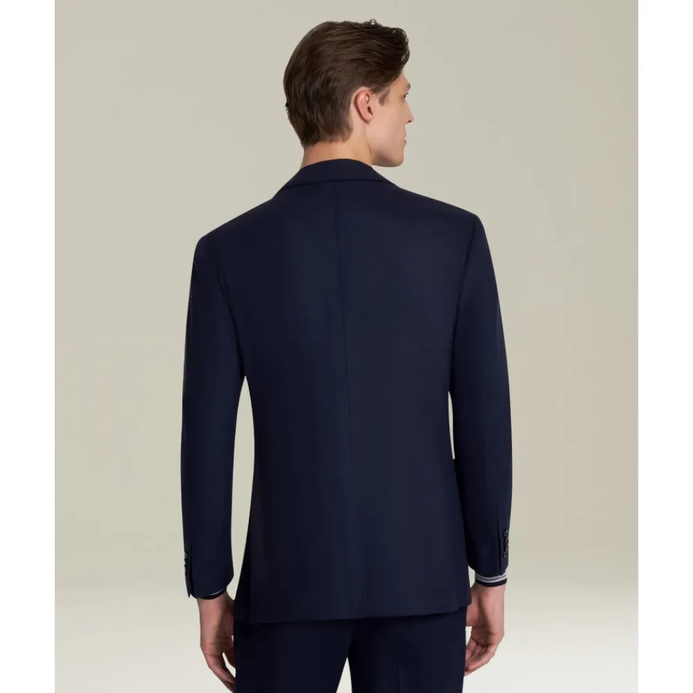 Heren Kiton Kostuums^Marinee wollen jas