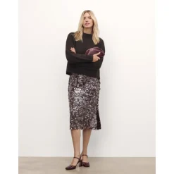 DAMES Kazar Pumps^Maroon gelakte semi-open pumps