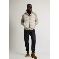 Heren Woolrich Matt Stretch Hybrid Jacket