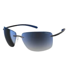 DAMES Silhouette Matte Grey/Blue Zonnebril