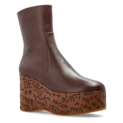 DAMES Chloé Maxime Wedge Enkellaarsjes