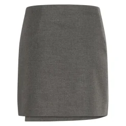 DAMES Gestuz Melange Omslagrok - Donker