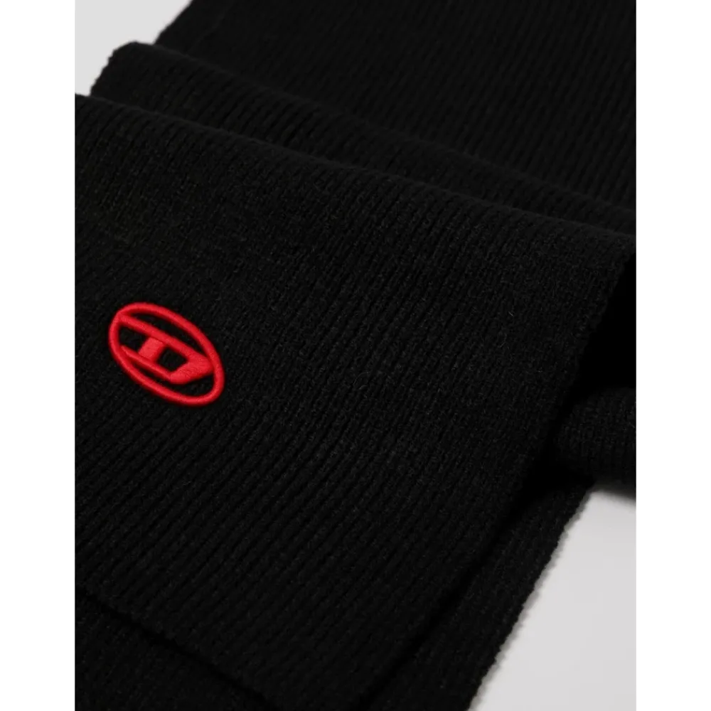 Diesel Sjaals^Merino wollen gebreide sjaal