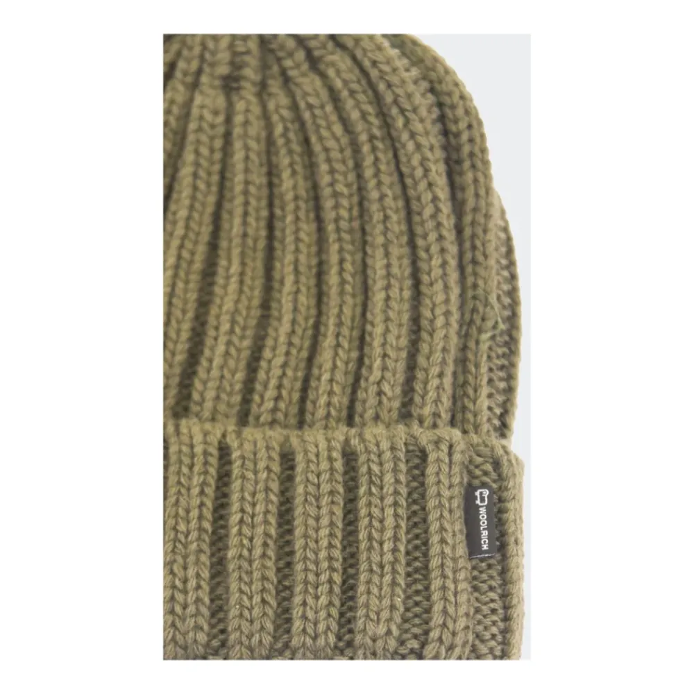 Woolrich Mutsen En Petten^Merino Wool Logo Beanie