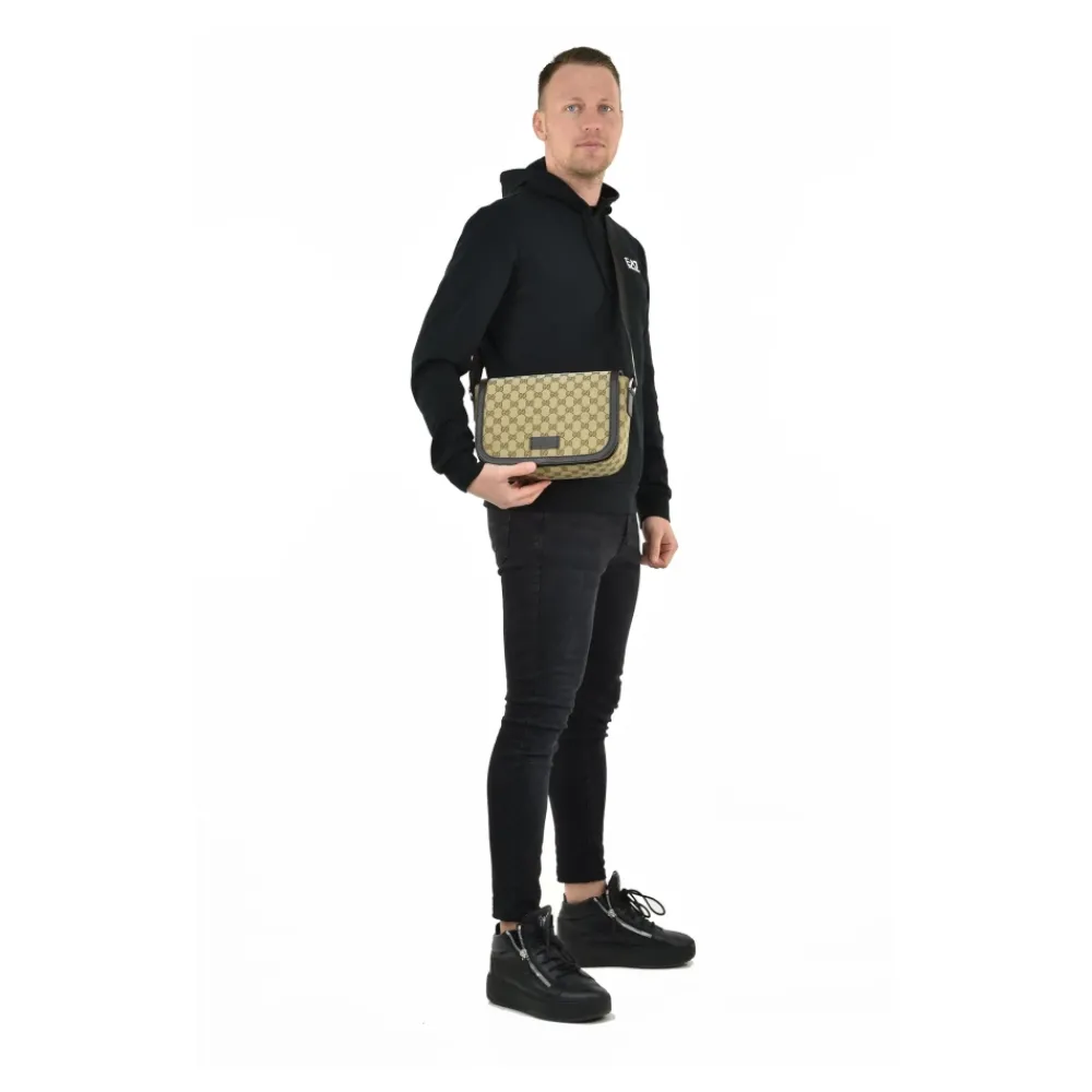 Heren Gucci Messenger Bag Origineel GG Model