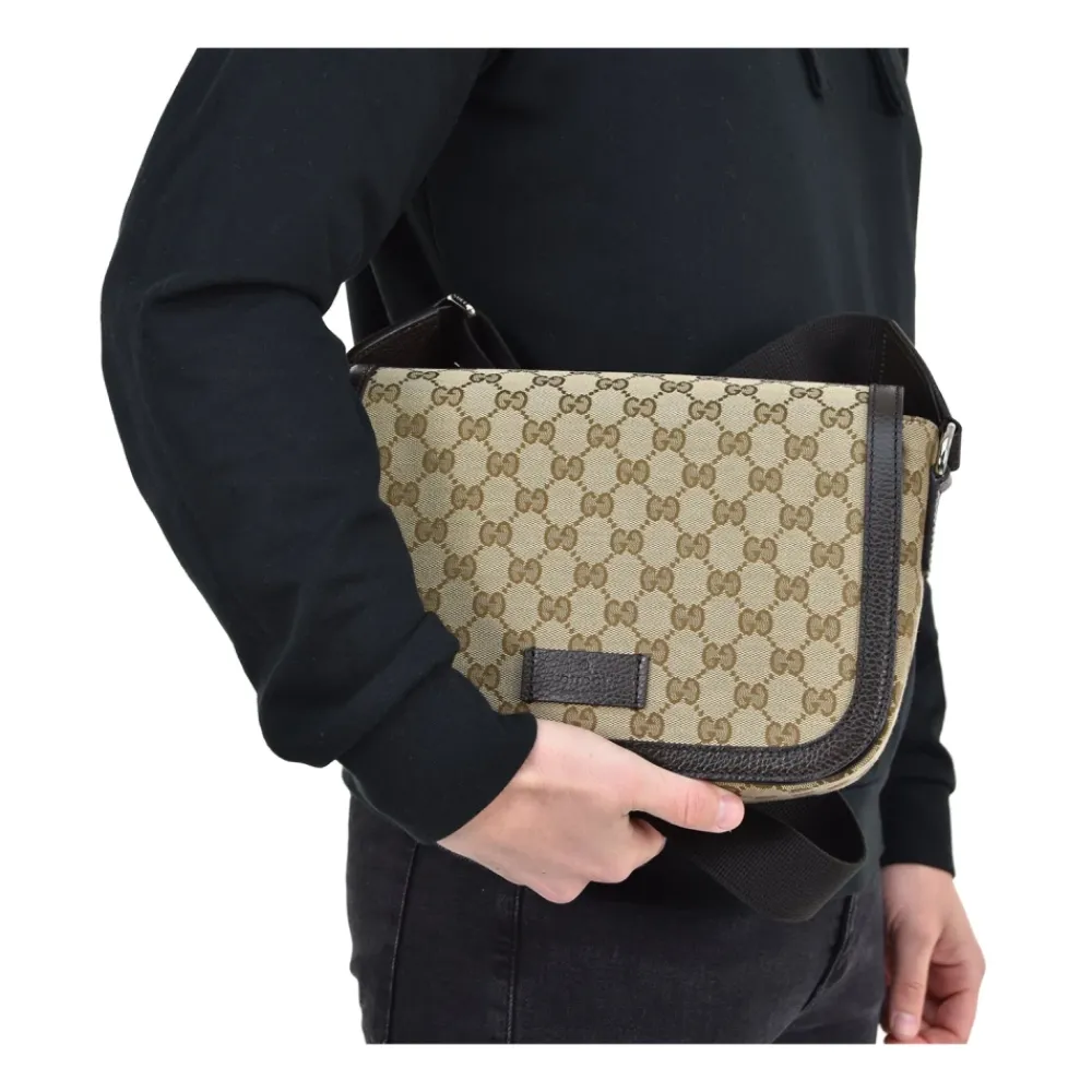 Heren Gucci Messenger Bag Origineel GG Model