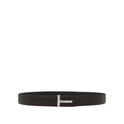 Heren Tom Ford Metalen Gesp Leren Riem