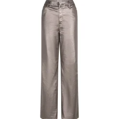 DAMES Dante 6 Jeans^Metallic Denim Wijde Pijp Broek