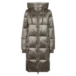 DAMES MOS MOSH Trenchcoats & Mantels^Metallic Donsjack Brindle Gewatteerde Stijl
