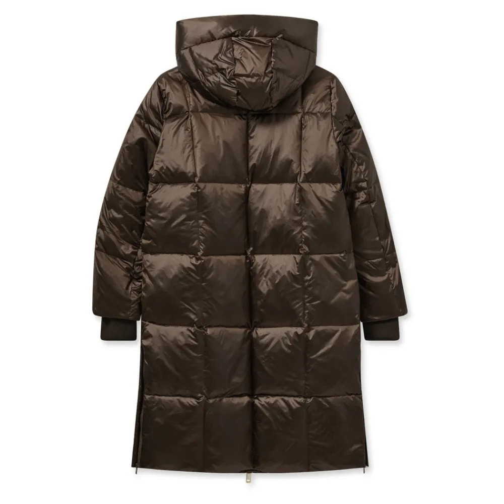 DAMES MOS MOSH Metallic donsjack Rain Drum