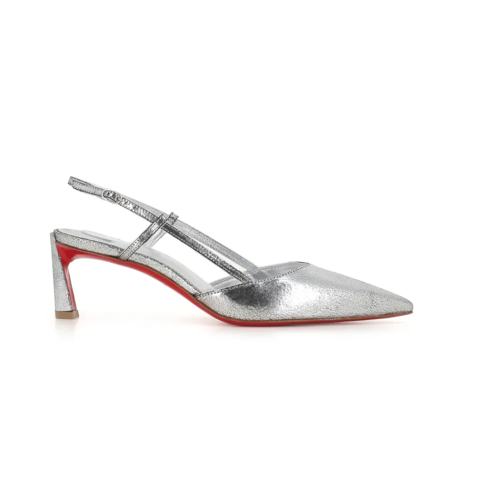 DAMES Christian Louboutin Metallic Leren Pumps
