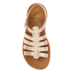 Pom D'Api Sandalen^Metallic Open Teen Leren Sandalen