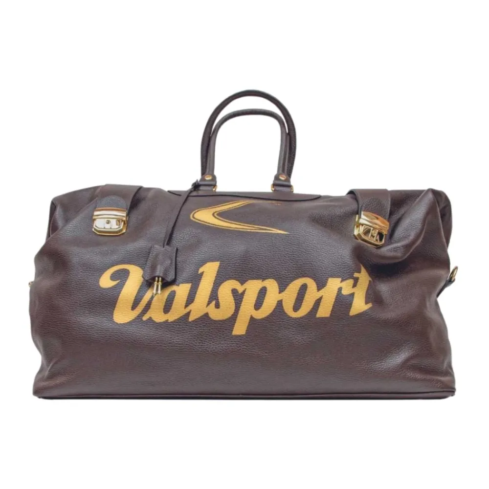 DAMES Valsport 1920 Weekendtassen^Middelgrote Logo A Marrone Unisex Reistas
