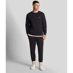 Heren Lyle & Scott Middenlaag Crew Neck Sweatshirt
