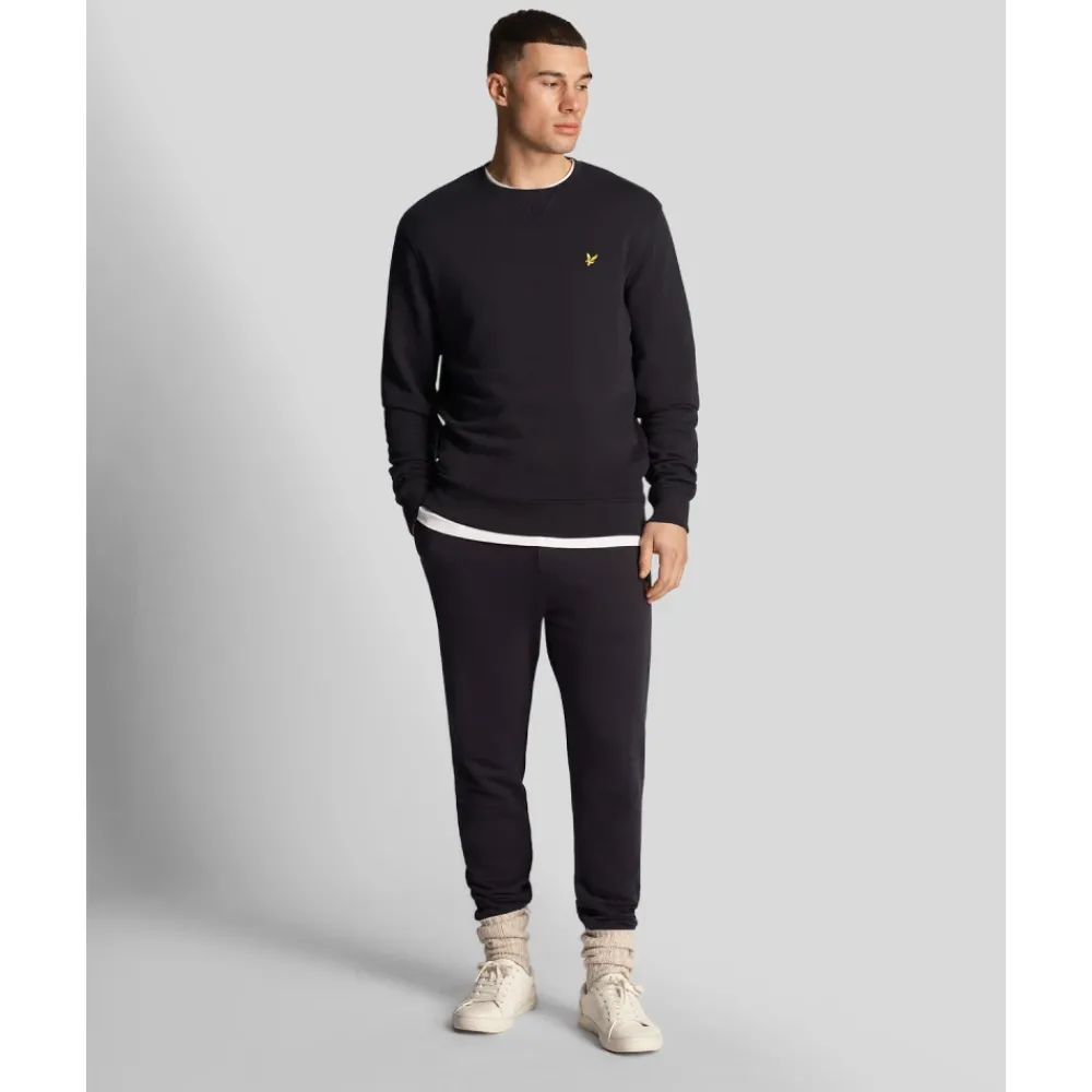 Heren Lyle & Scott Middenlaag Crew Neck Sweatshirt