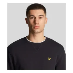 Heren Lyle & Scott Middenlaag Crew Neck Sweatshirt