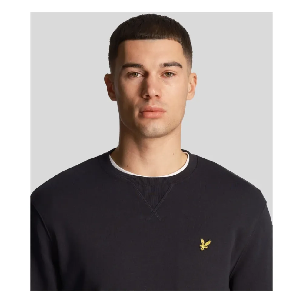 Heren Lyle & Scott Middenlaag Crew Neck Sweatshirt