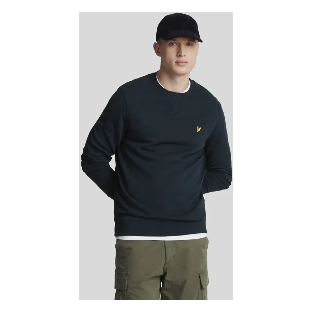 Heren Lyle & Scott Middenlaag Crew Neck Sweatshirt