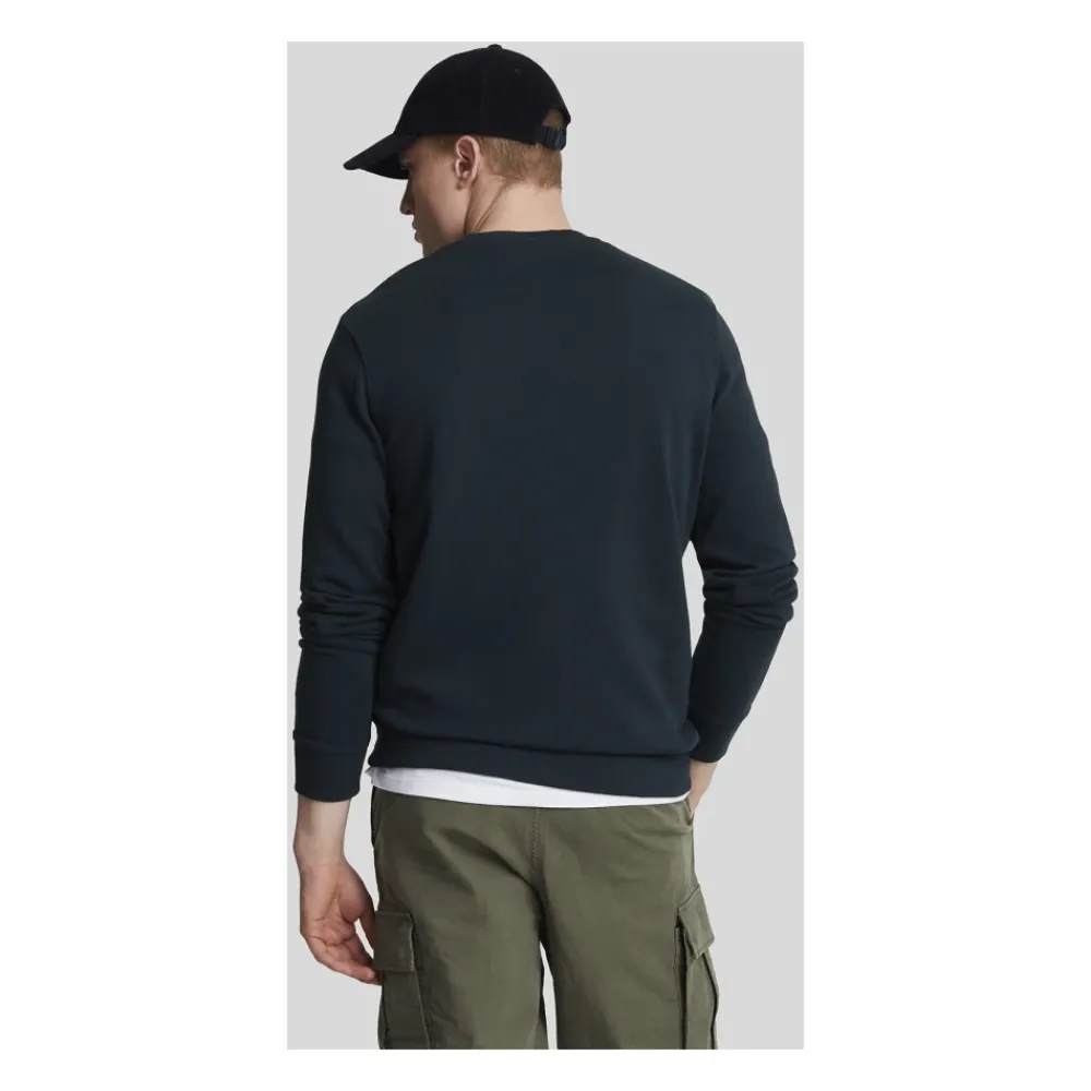 Heren Lyle & Scott Middenlaag Crew Neck Sweatshirt