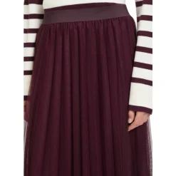 DAMES Betty & Co Rokken^Midi rok met plooien