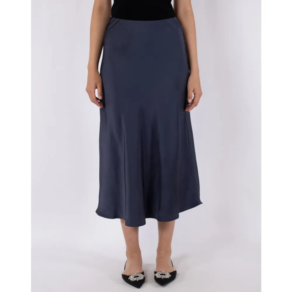 DAMES Neo Noir Rokken^Midnight Blue Bovary Rok