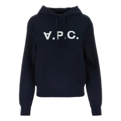 DAMES A.P.C. Midnight Blue Katoenen Sweatshirt
