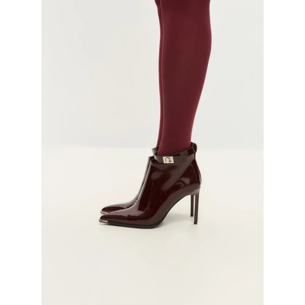 DAMES Cesare Gaspari Midnight Charm Stiletto Laarzen - Bordeaux